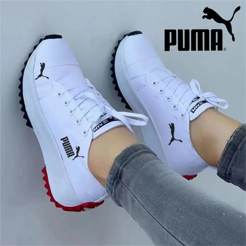 Nové ortopedické topánky Puma® 2026 - módne, patchworkové tenisky v jednofarebnom prevedení