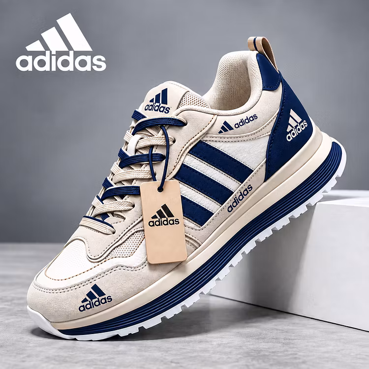 Buty adidas casual klasyczne trzy paski grubawa warstwowa podeszwa dla komfortu