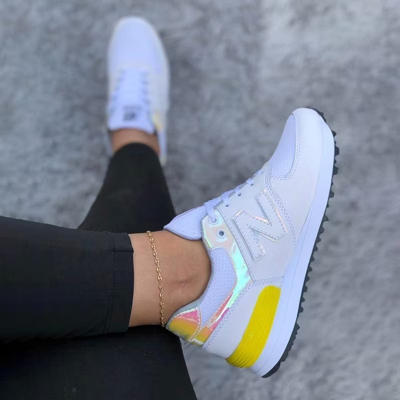 Modne damskie wsuwane buty New Balance z grubą podeszwą