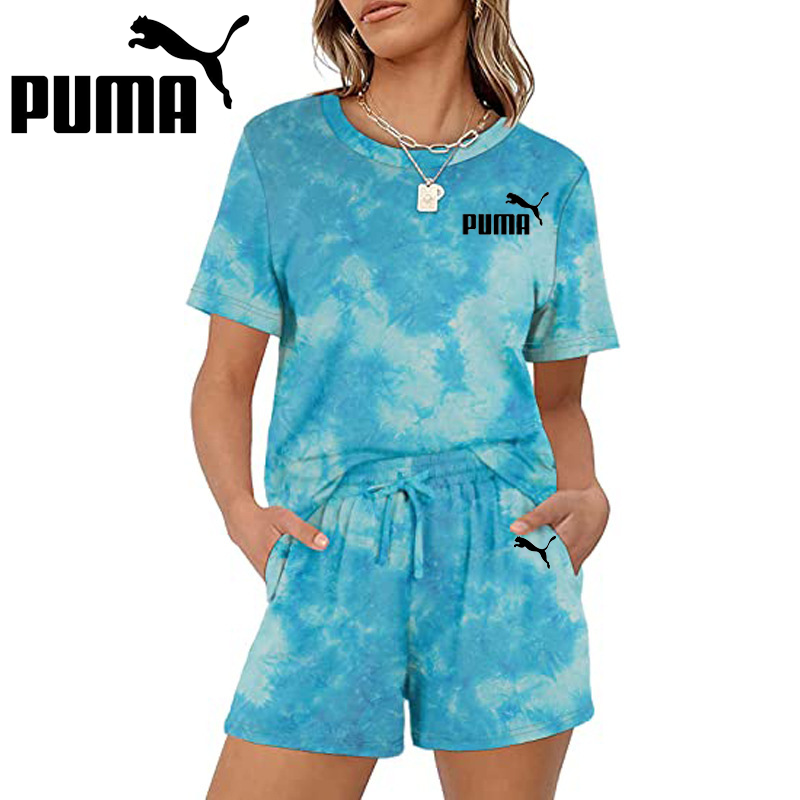 PUMA Nová súprava šortiek s krátkym rukávom pre ženy na voľný čas