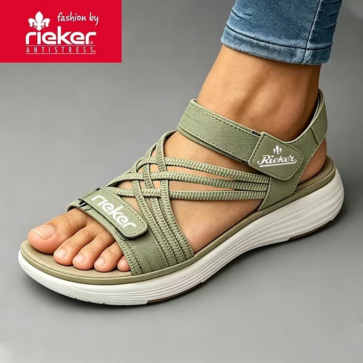 Rieker® Eleganckie i wygodne sandały damskie z miękką podeszwą 2026