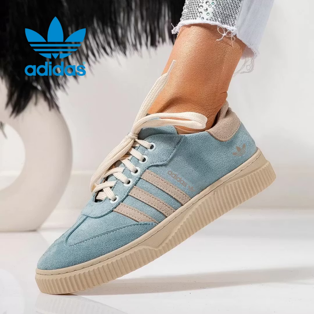 Adidas Originals Damskie buty platformowe ze skórzanymi akcentami