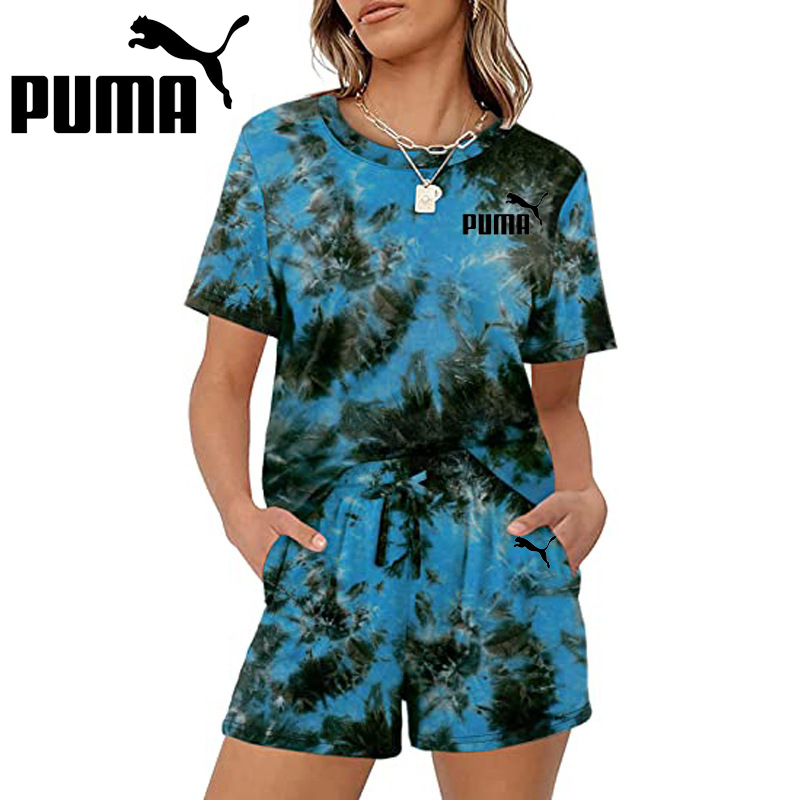 PUMA Nová súprava šortiek s krátkym rukávom pre ženy na voľný čas