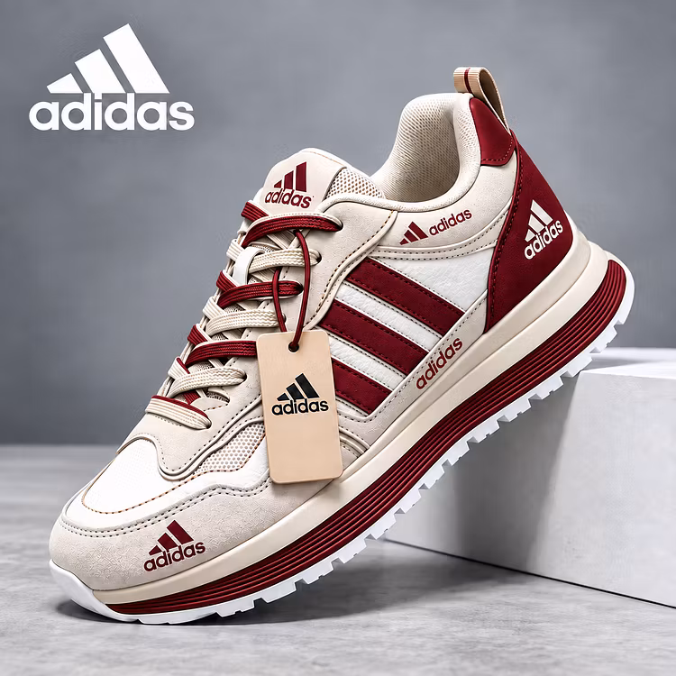 Buty adidas casual klasyczne trzy paski grubawa warstwowa podeszwa dla komfortu