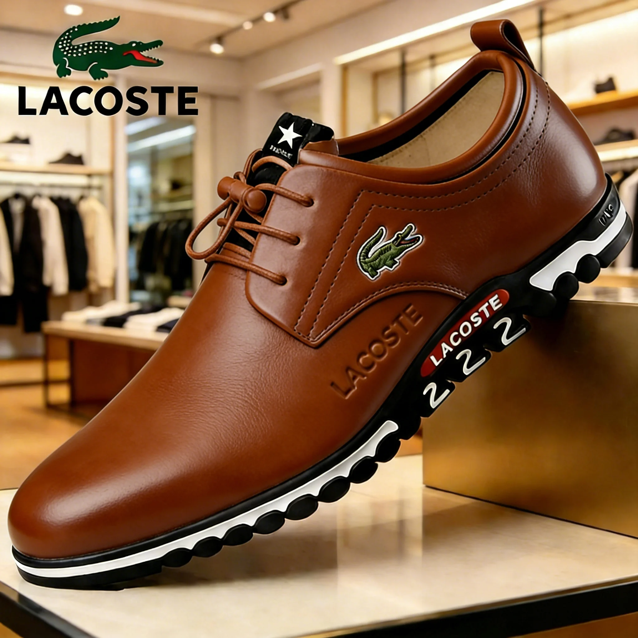 Buty Męskie Lacoste Skórzane