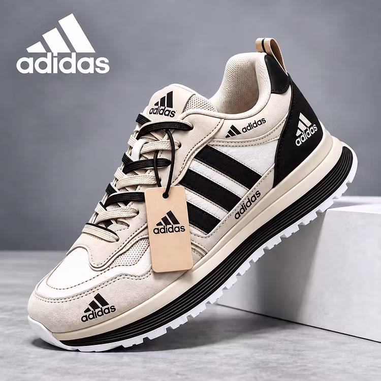 Buty adidas casual klasyczne trzy paski grubawa warstwowa podeszwa dla komfortu