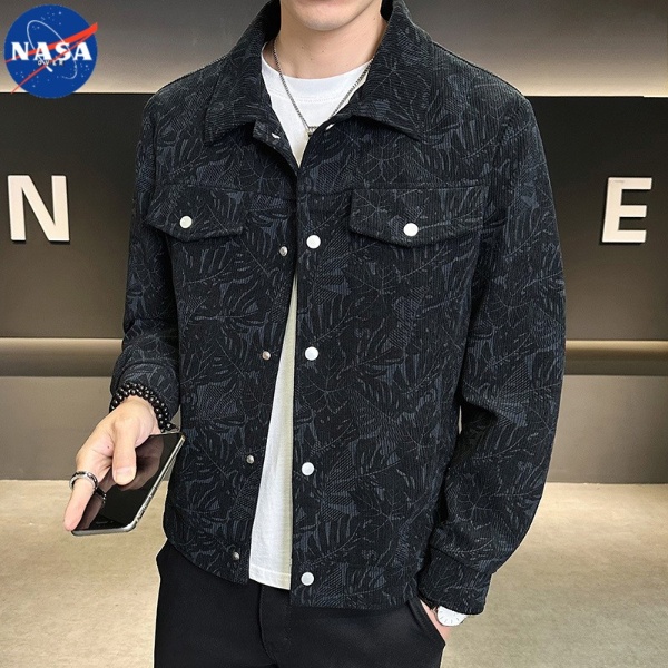 Kurtka Męska NASA – Modny Design, Idealna na Co Dzień