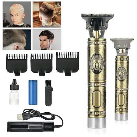 Angebot 1+1 GRATIS: Professioneller Viking X Haarschneider & Konturen-Trimmer, 2 Stunden Akkuleistung + 4 Aufsätze GRATIS