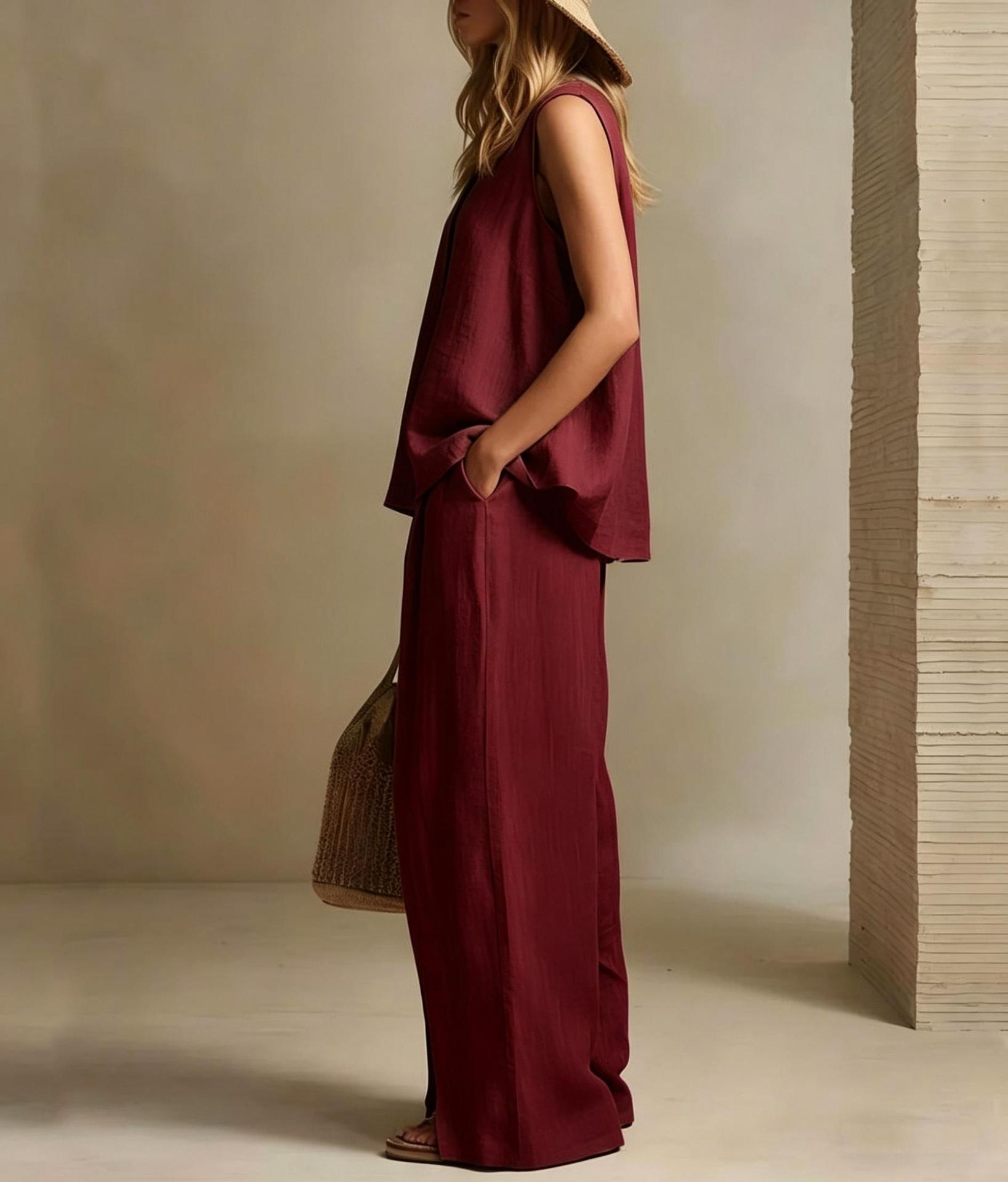 2026 Sommer Neuheit ärmelloses bedrucktes Set – 50% Rabatt sichern!