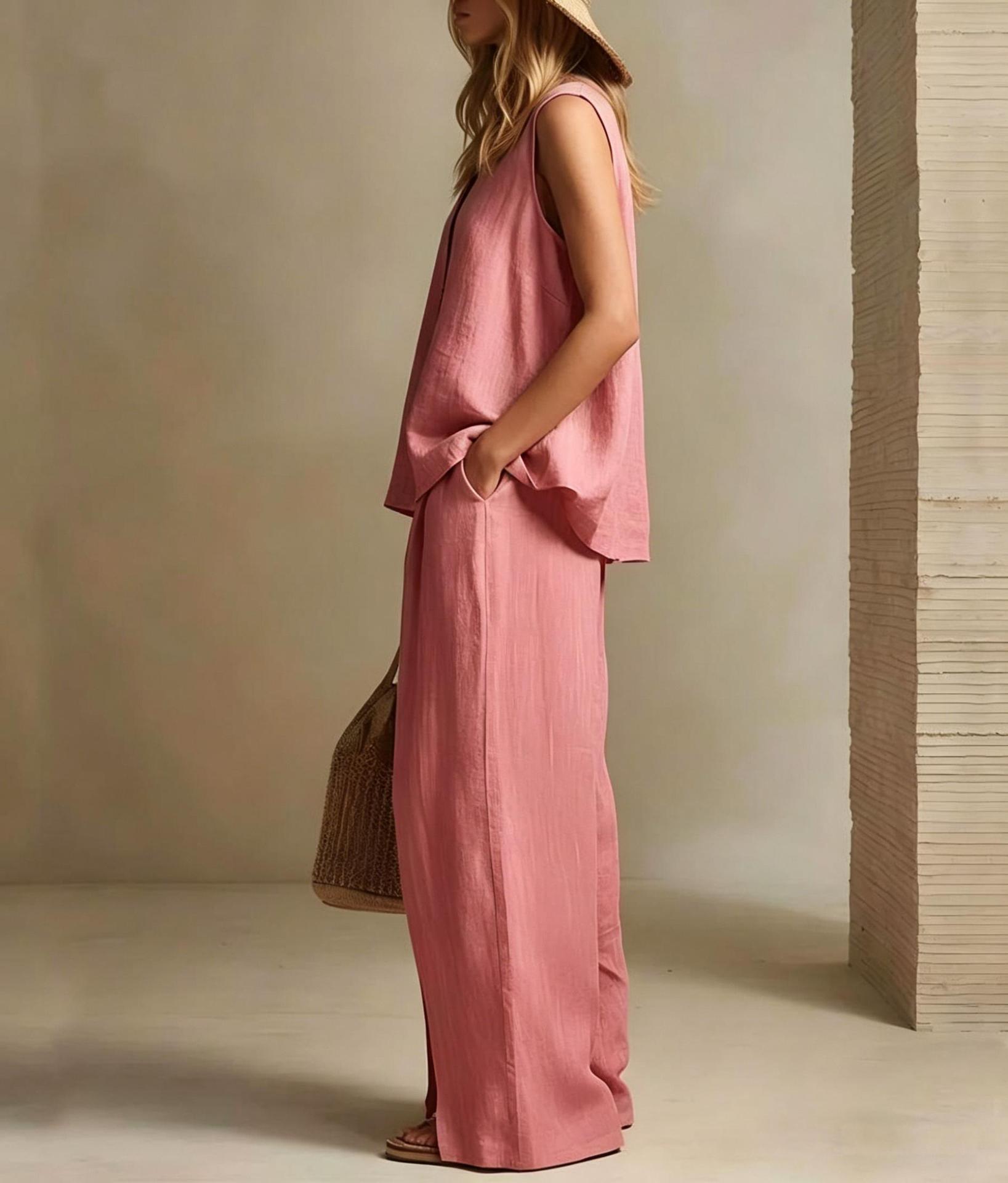 2026 Sommer Neuheit ärmelloses bedrucktes Set – 50% Rabatt sichern!