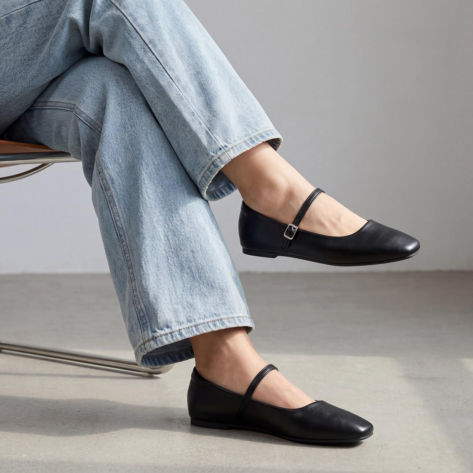 Womens Mary Jane Flats