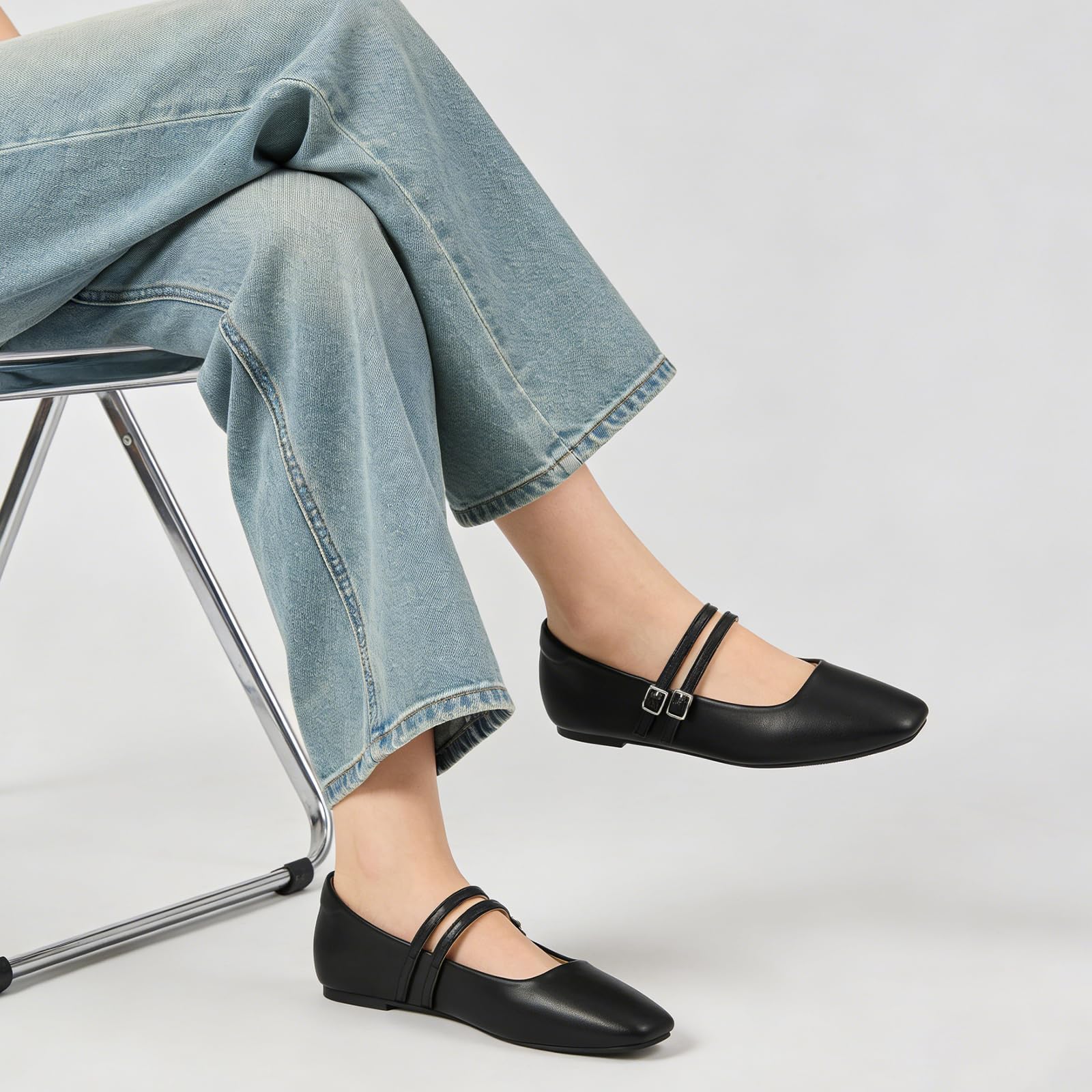 Womens Mary Jane Flats