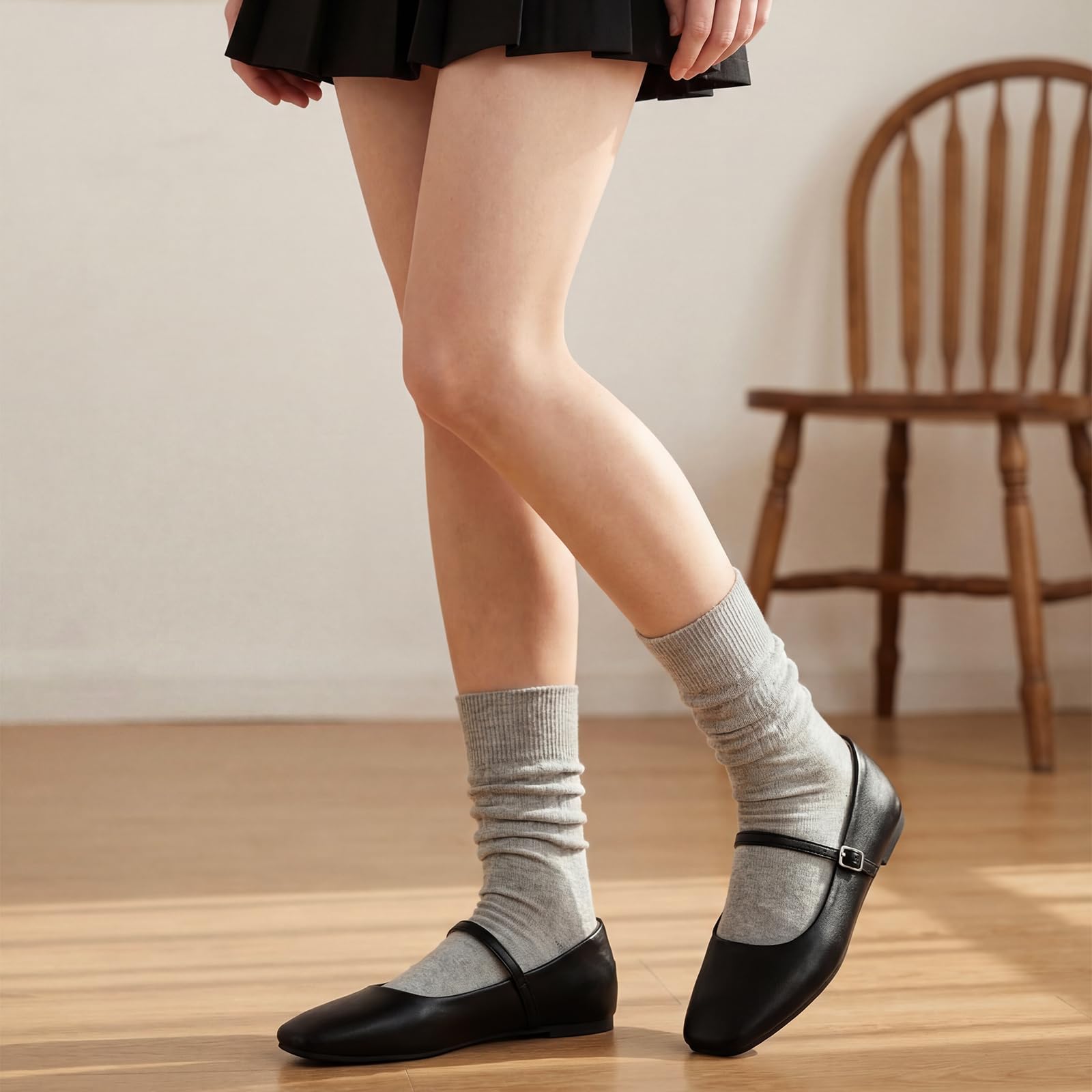 Womens Mary Jane Flats