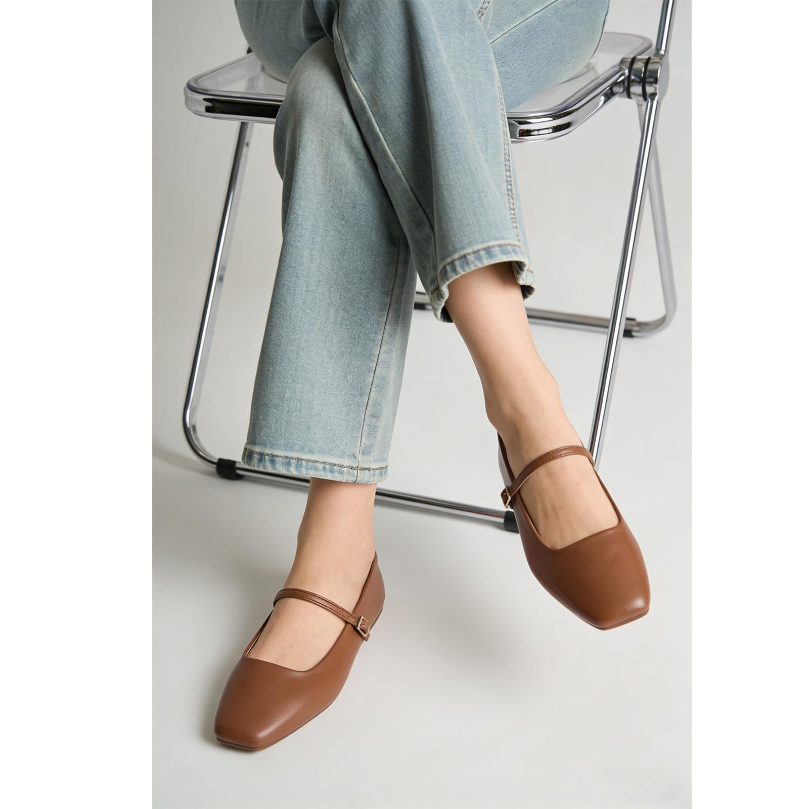 Womens Mary Jane Flats