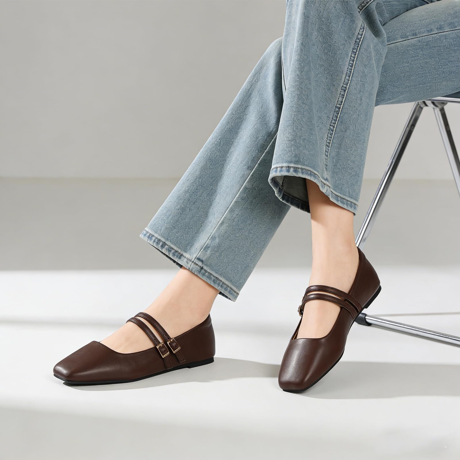 Womens Mary Jane Flats