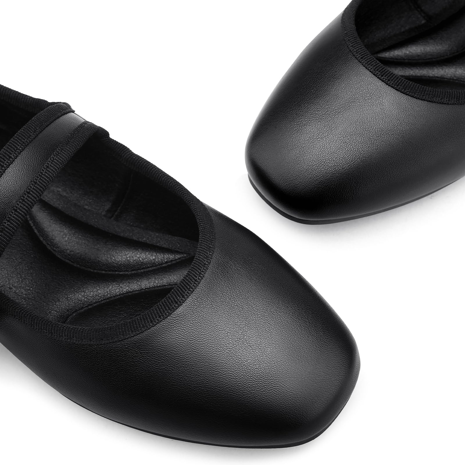 Womens Velvet Mary Jane Ballet Flats