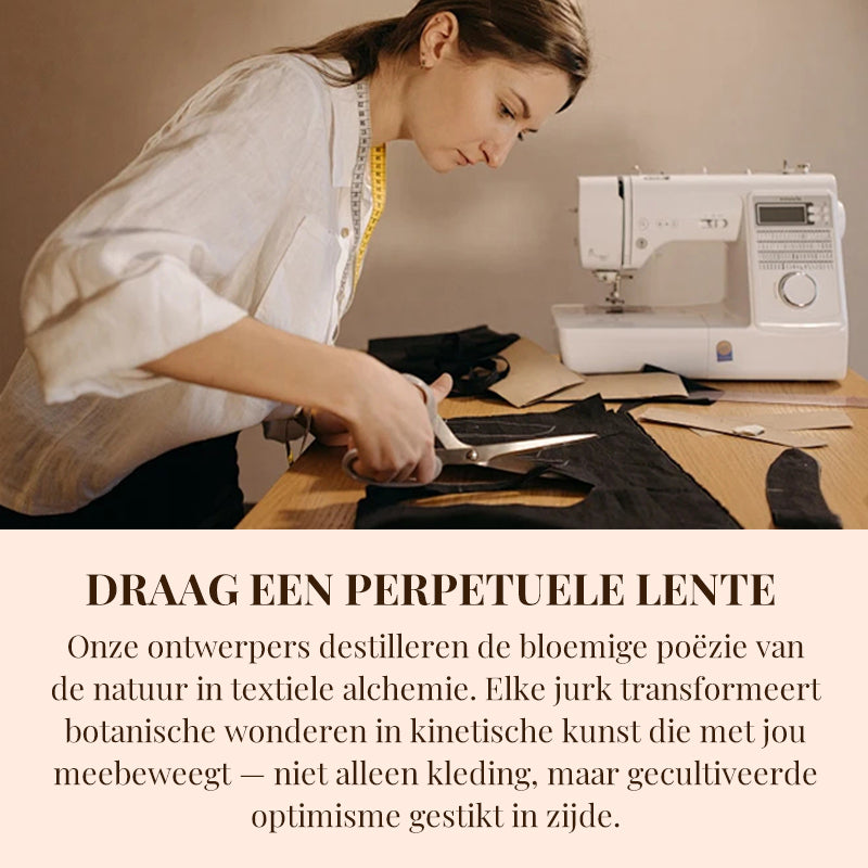 🔥Tot 50 % korting!✨️Cascadejurk met meerdere planten en bloemenprint