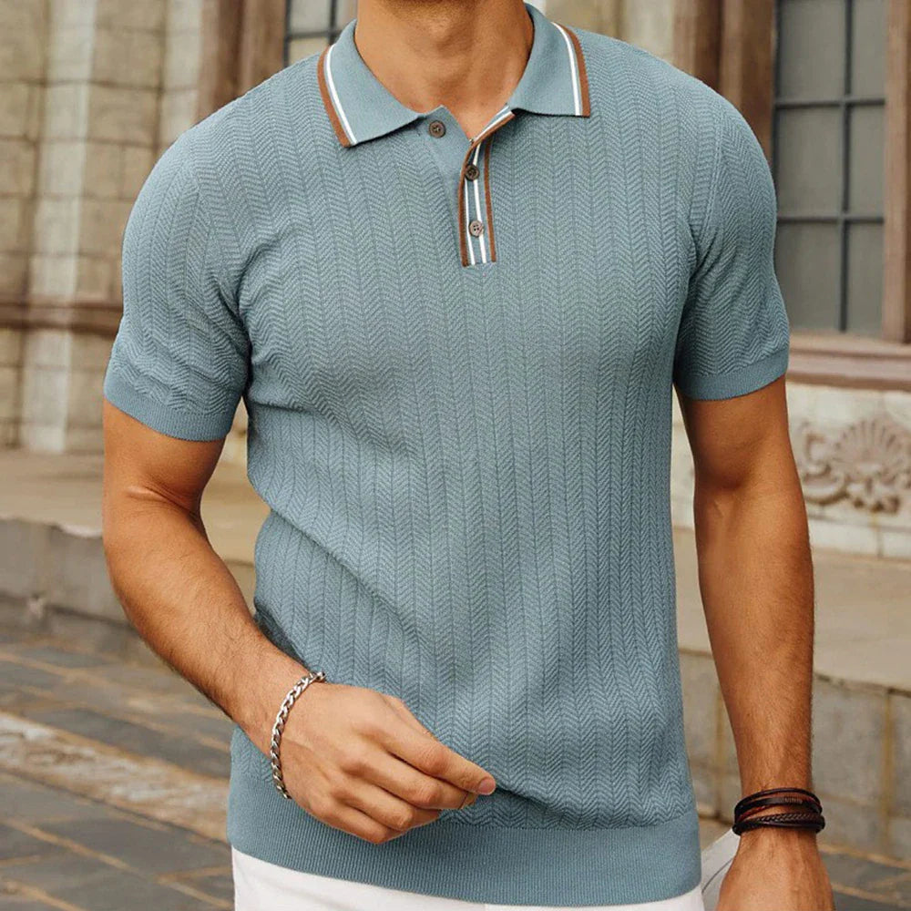 Luxe Gebreid Herenpolo