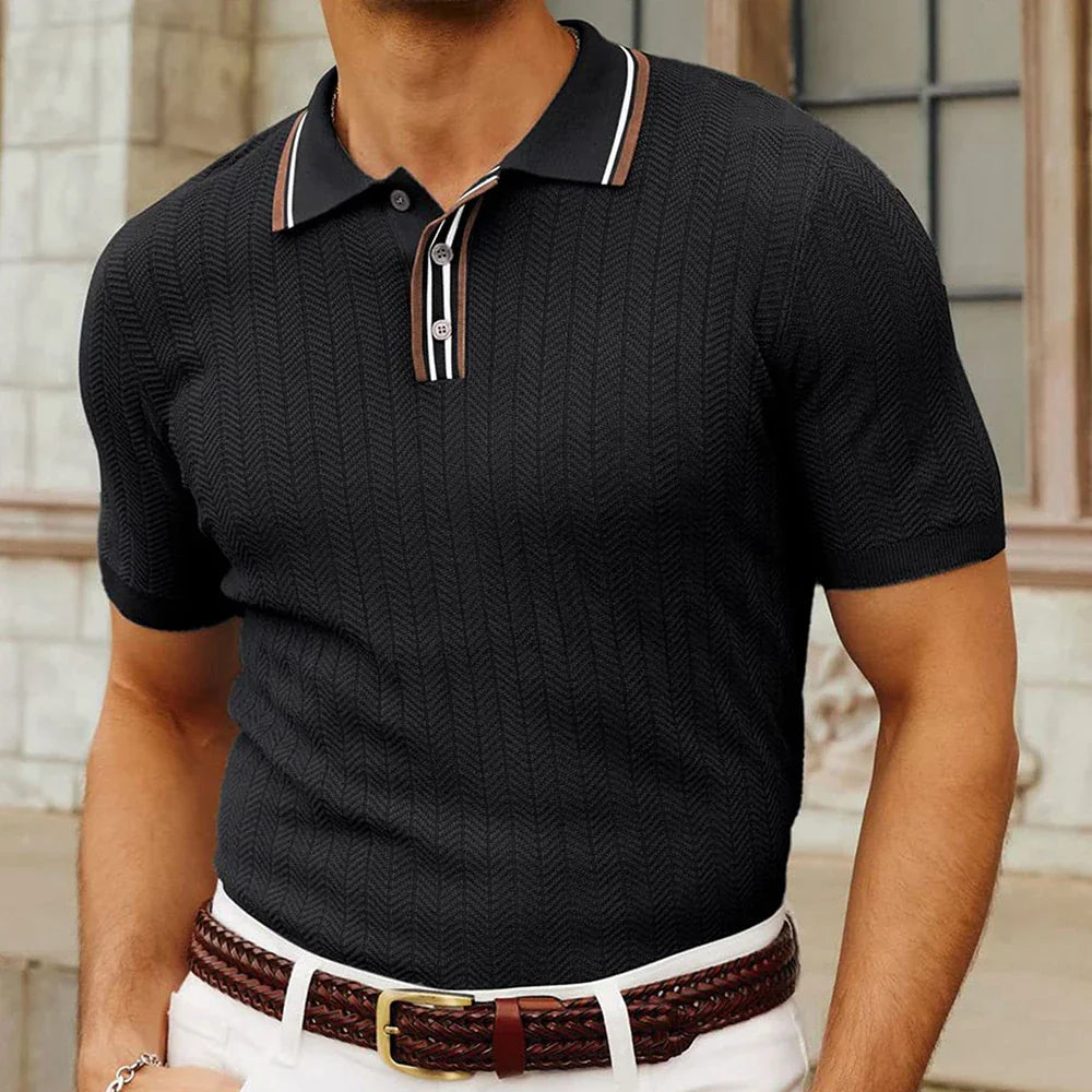 Luxe Gebreid Herenpolo