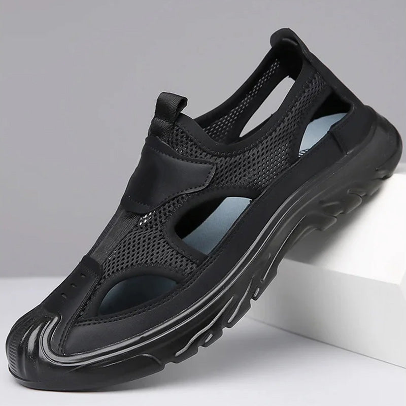 (Halve prijs promotie) Lichtgewicht sandalen met zachte zool en holle mesh