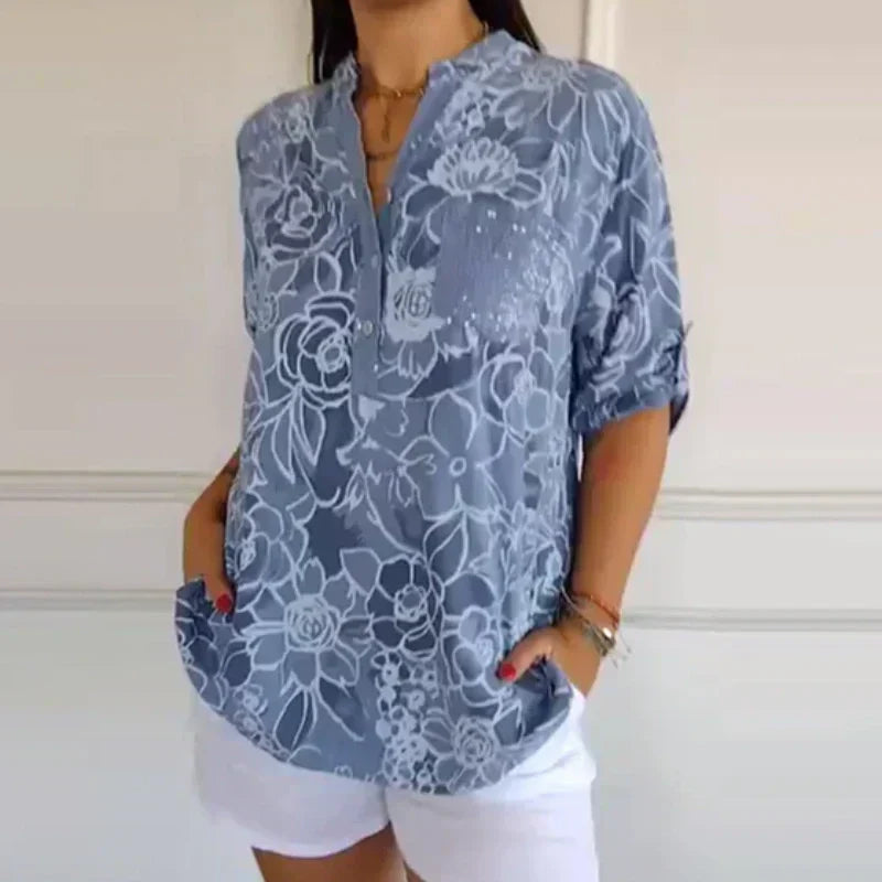 🎁2026 Nieuw binnen 50% KORTING💥 nieuwe bedrukte damesshirts
