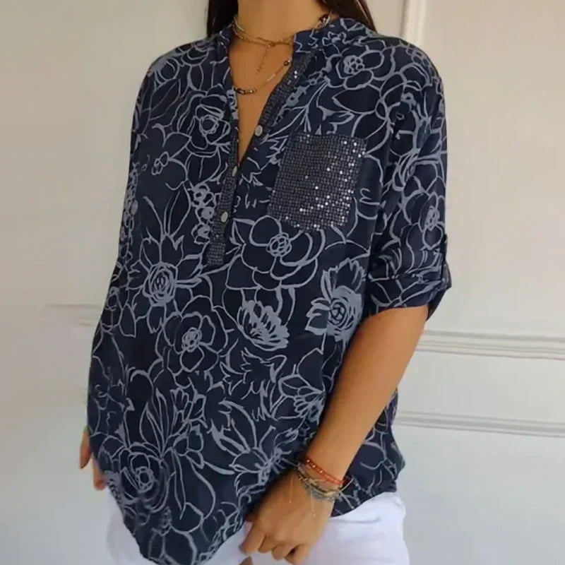🎁2026 Nieuw binnen 50% KORTING💥 nieuwe bedrukte damesshirts