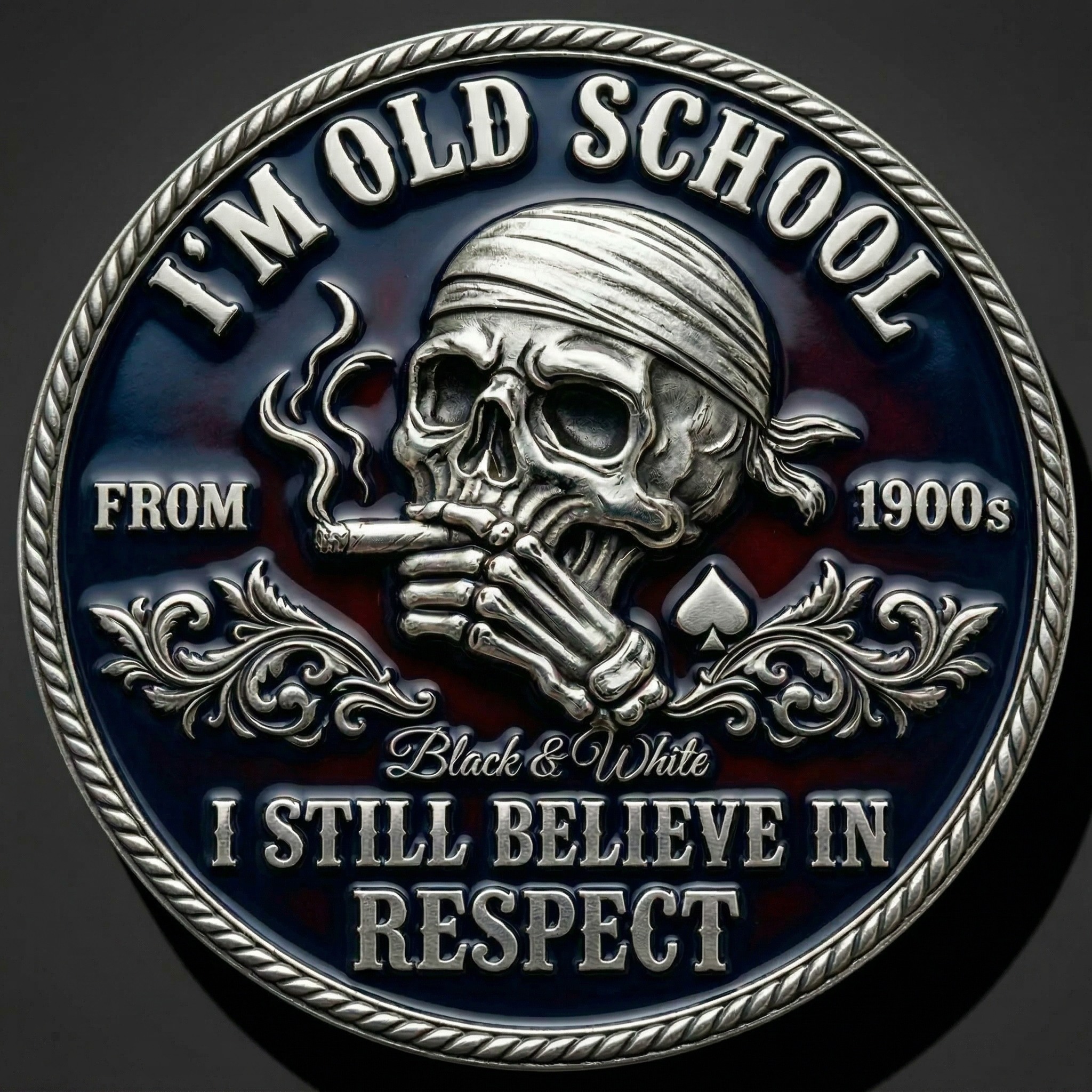 ⚡️Last Day 49% OFF - Old School Attitude Commemorative Coin 💀