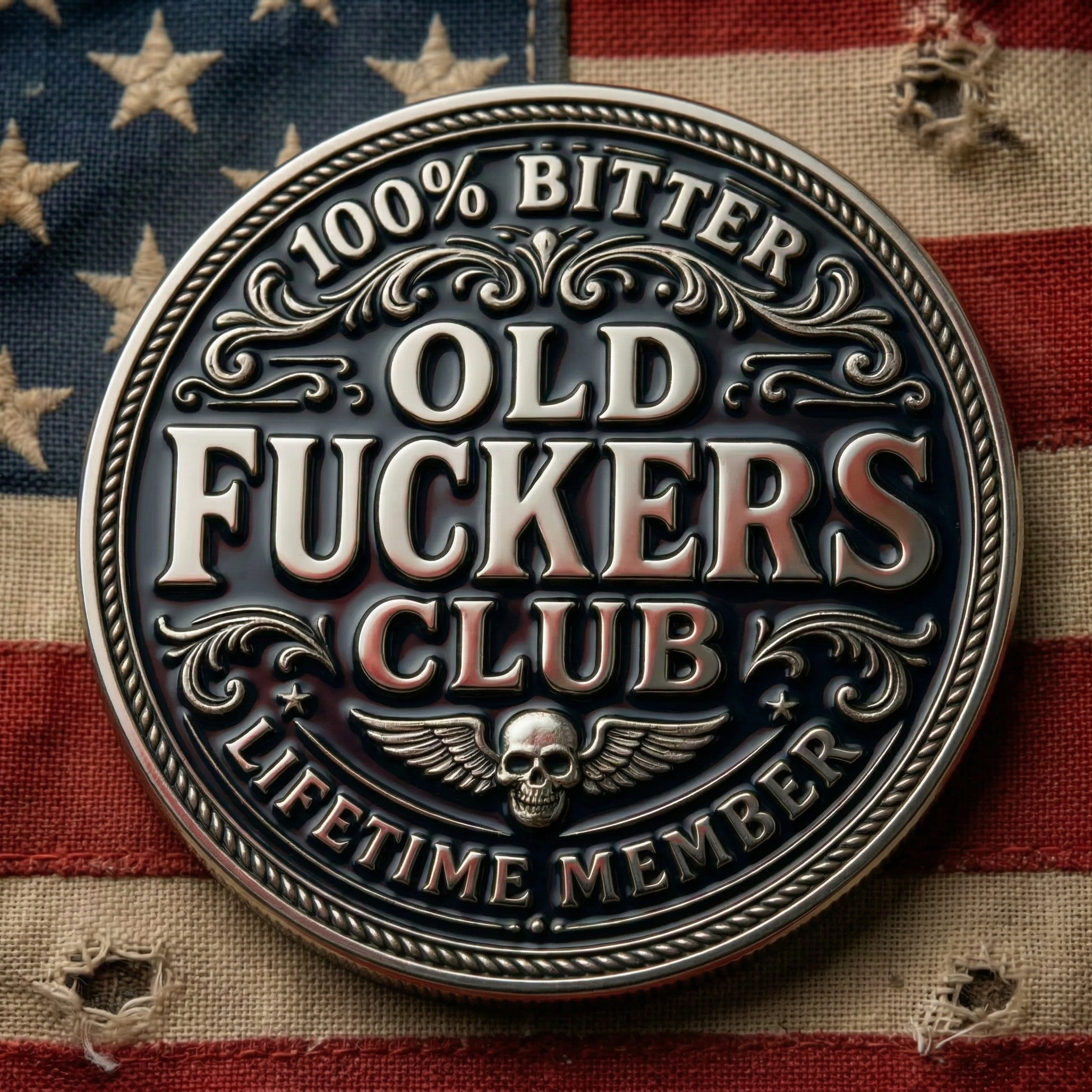 ⚡️Last Day 49% OFF - Old School Attitude Commemorative Coin 💀