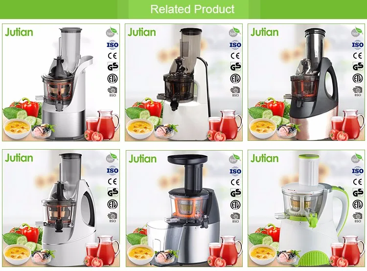 45RPM Promotional Competitive Price Wide Mouth Slow Whole Slow Juicer for Supermarket Italian Cold Press Juicer