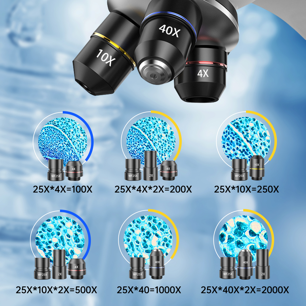 Krovian Studentmikroskop 21XP (LED-belysning)