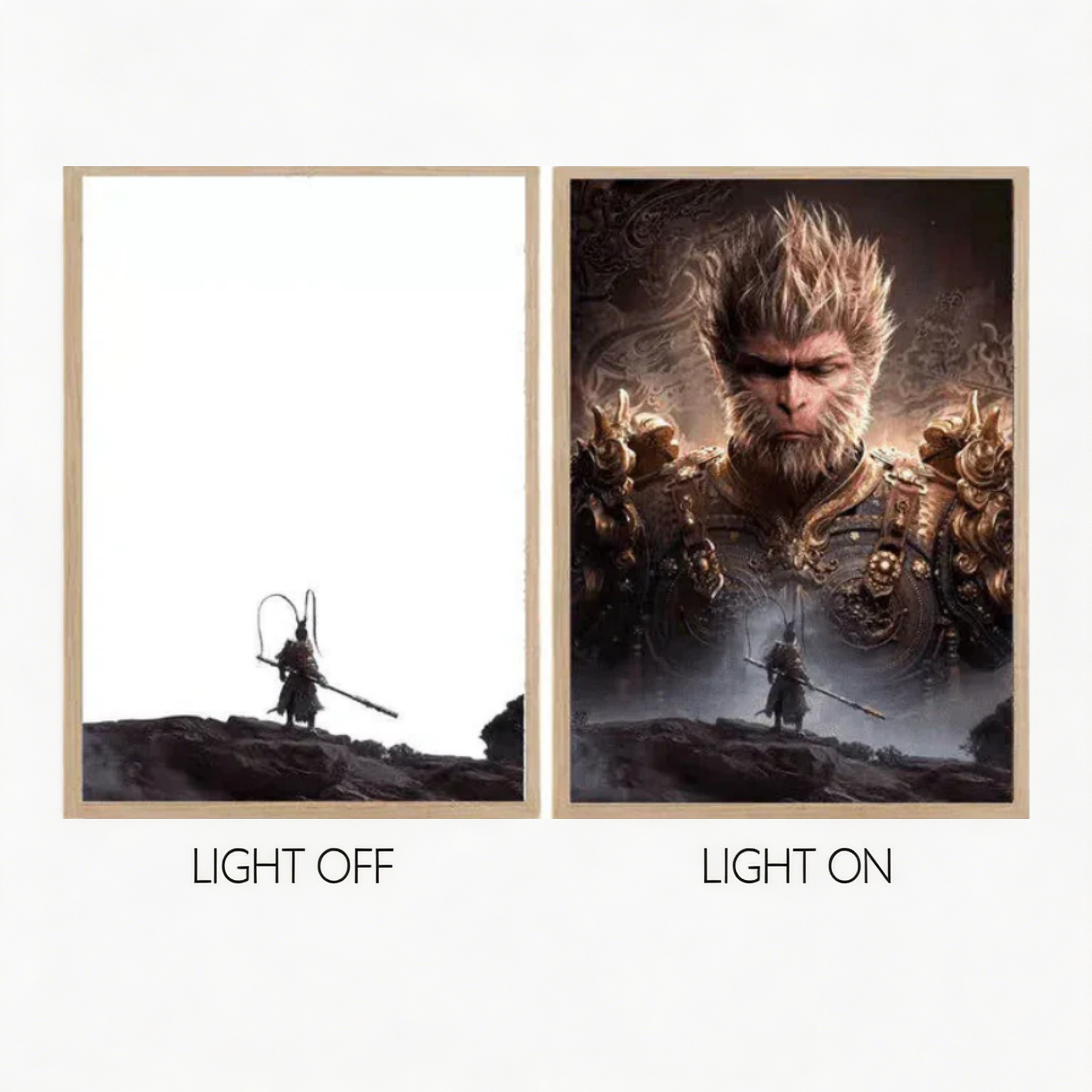 MORE SERIES - Black Myth Wukong LED Painting Lamp 