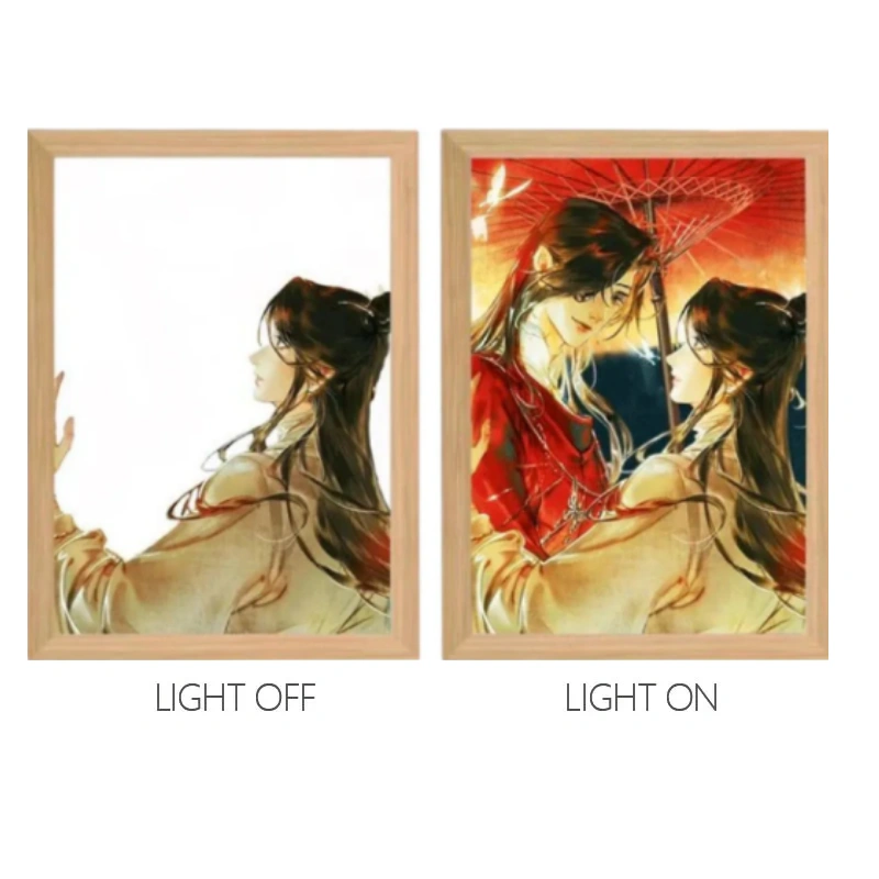 MORE SERIES - Heaven Official's Blessing Hua Cheng & Xie Lian LED Light Art