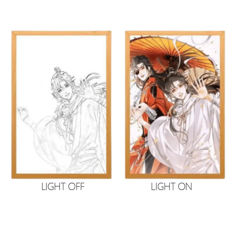 MORE SERIES - Heaven Official's Blessing Hua Cheng & Xie Lian LED Light Art
