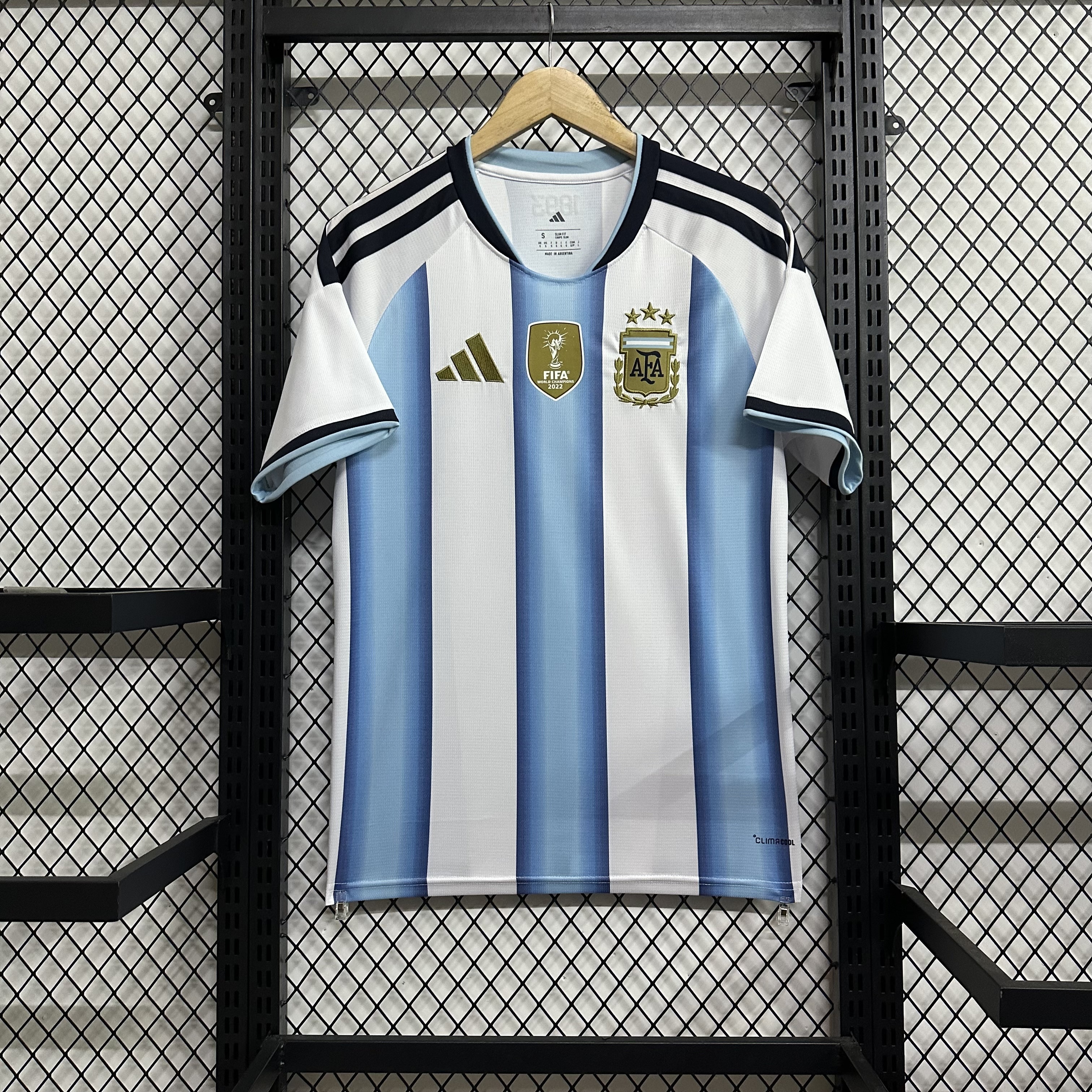  Argentina Home Jersey 26/27 - Fan Version