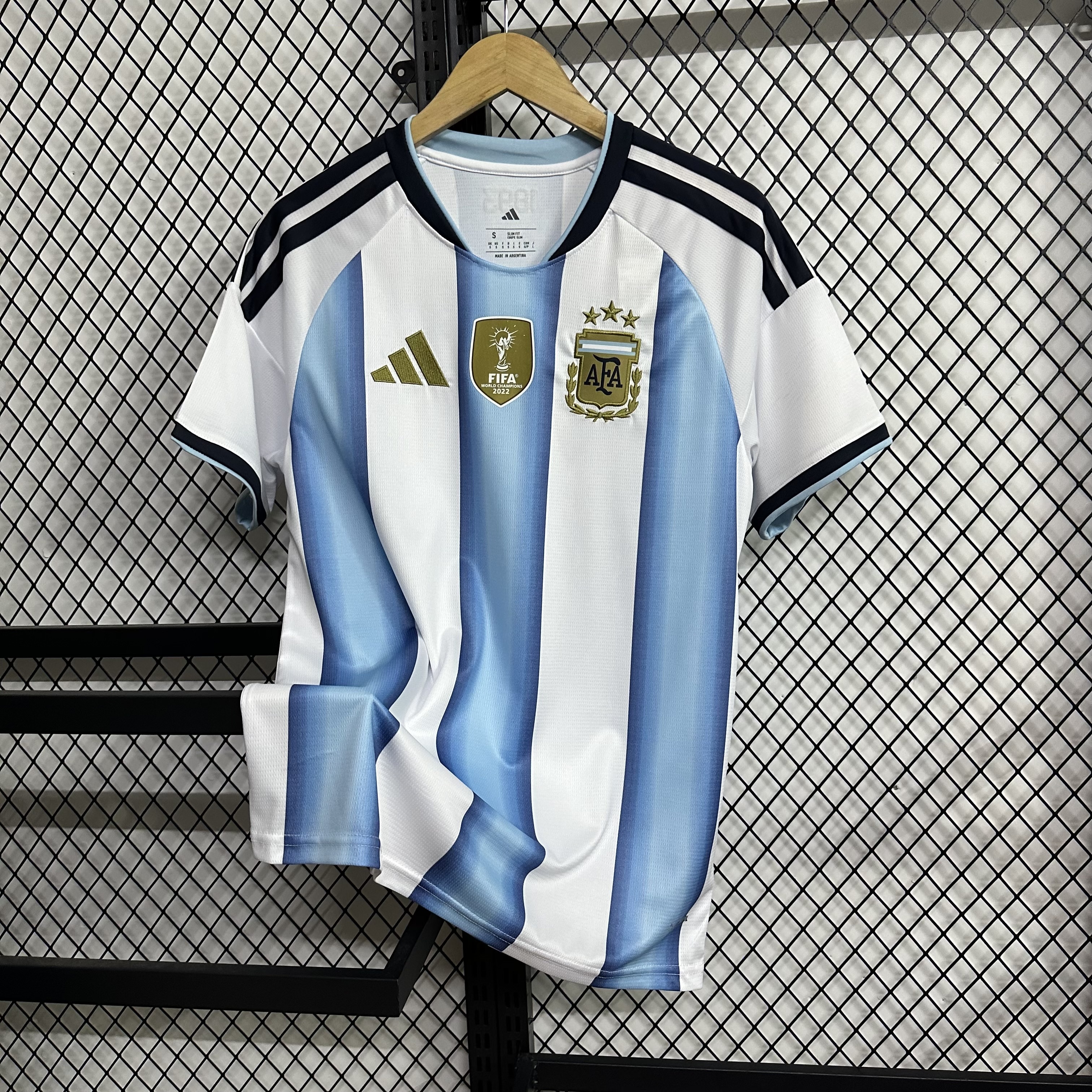 Argentina Home Jersey 26/27 - Fan Version