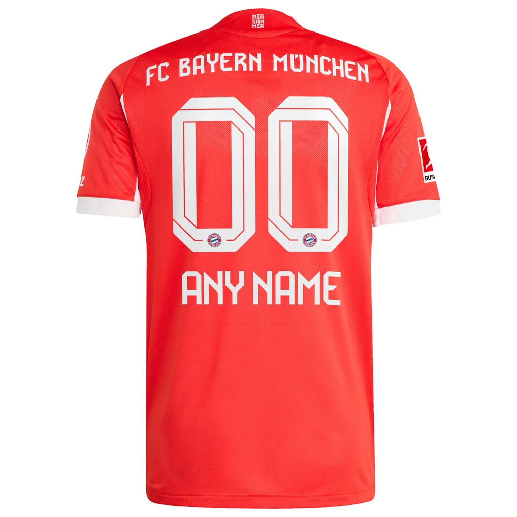 Bayern Munich adidas 2025/26 Home Authentic Custom Jersey - Red