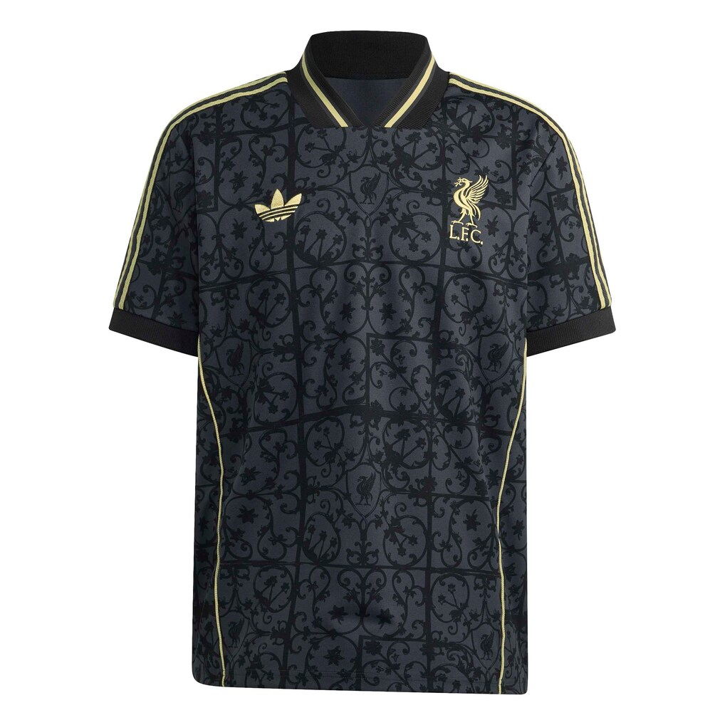 Liverpool adidas Unisex Lifestyler Fashion Jersey - Gray