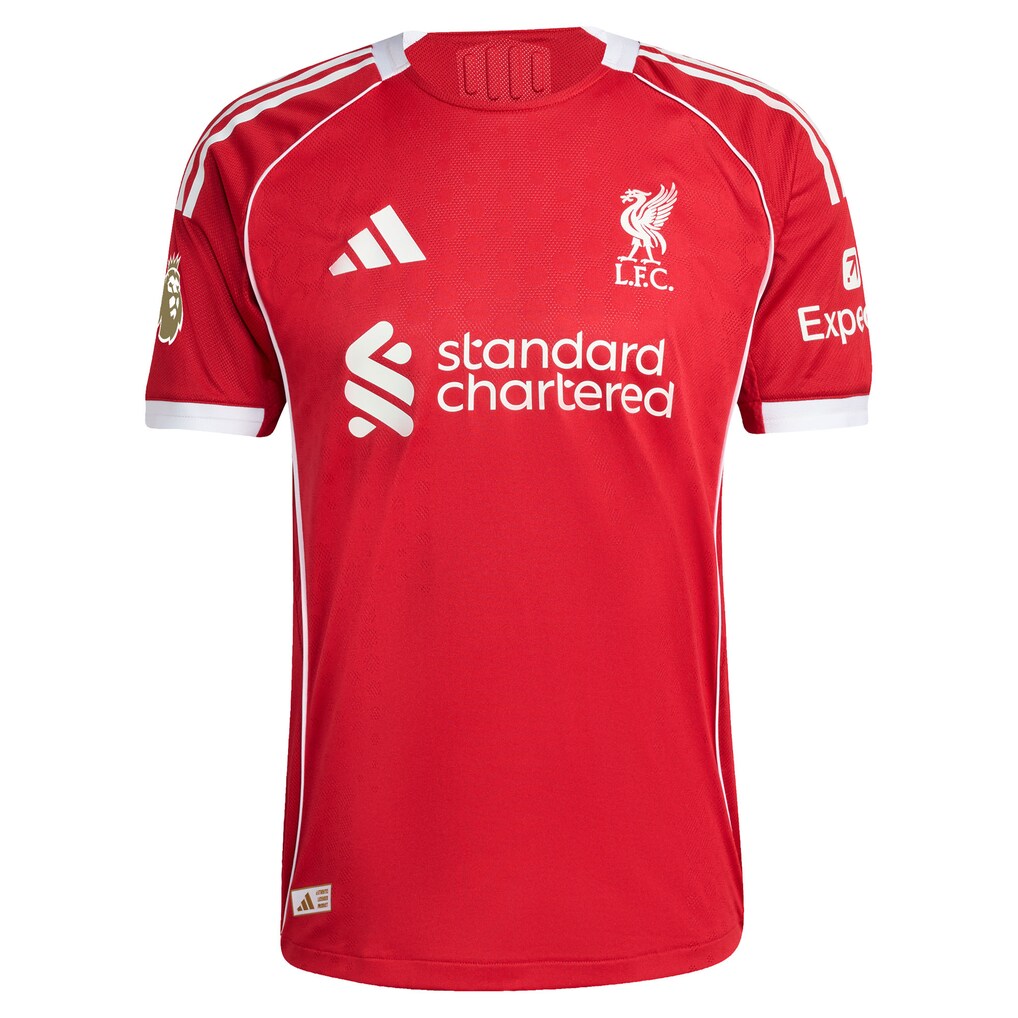 Liverpool adidas 2025_26 Home Custom Authentic Jersey