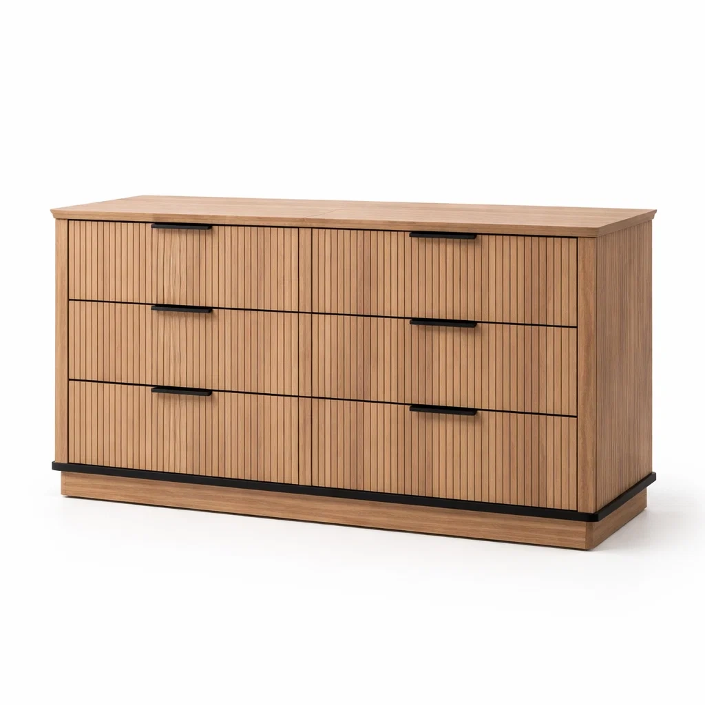 Commode en bois avec tiroirs-Decohousey