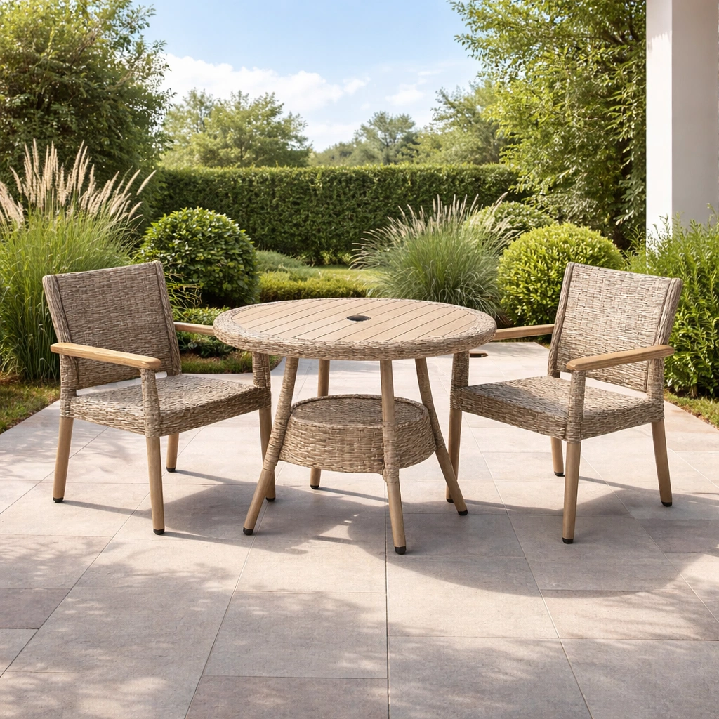 Ensemble table et chaises de jardin-FURNIELEGANT
