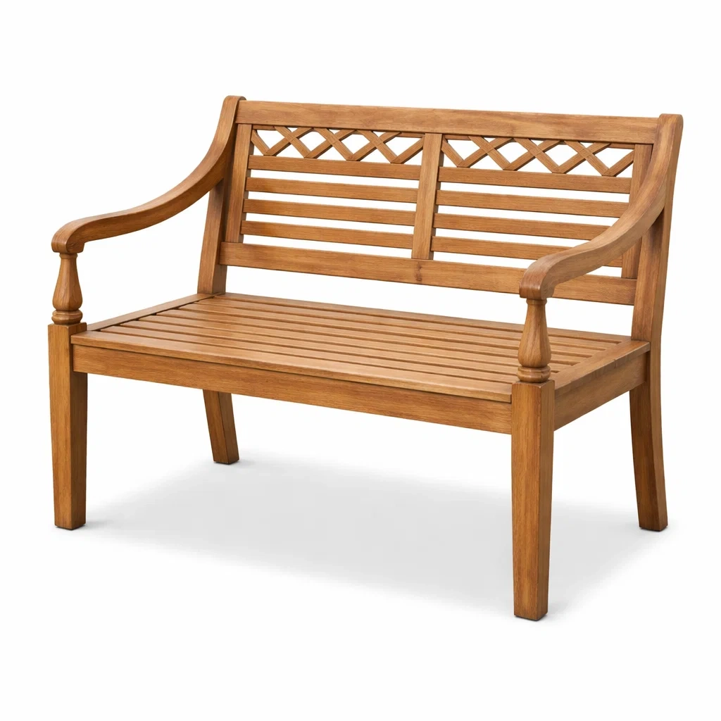 Banc de jardin en bois d'acacia pour extérieur-furniatelier