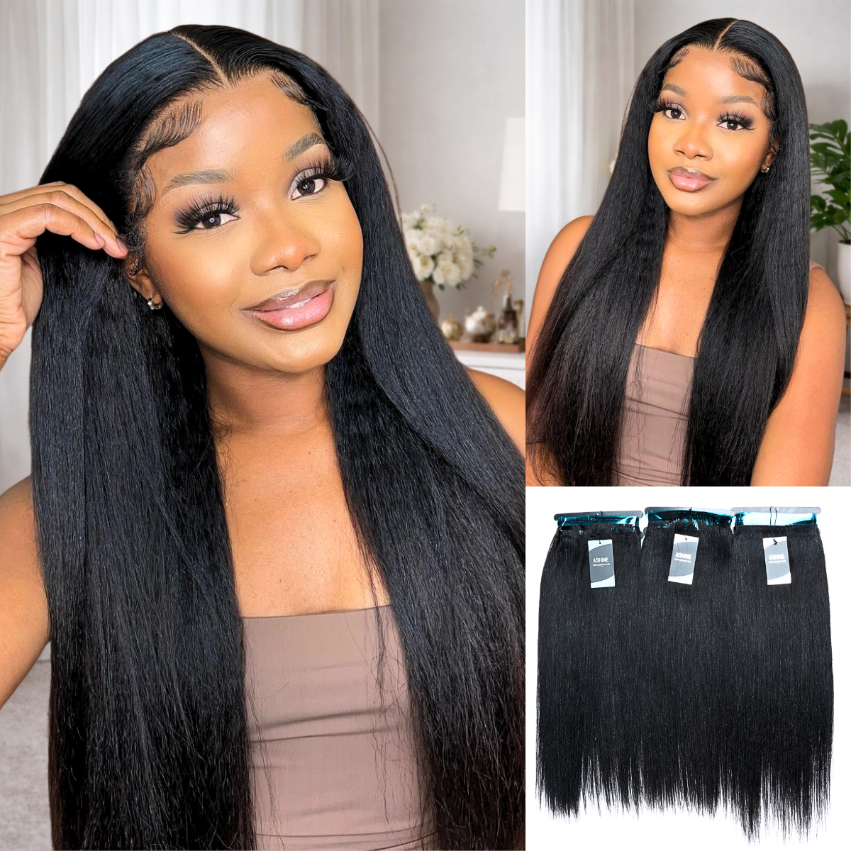 [GLUELESS BUNDLES] Pre-Glued Bundle: Press-Set & Slay! PEELN'SLAY: No Glue All-in-One Reusable Hair Kit (Cap Included)