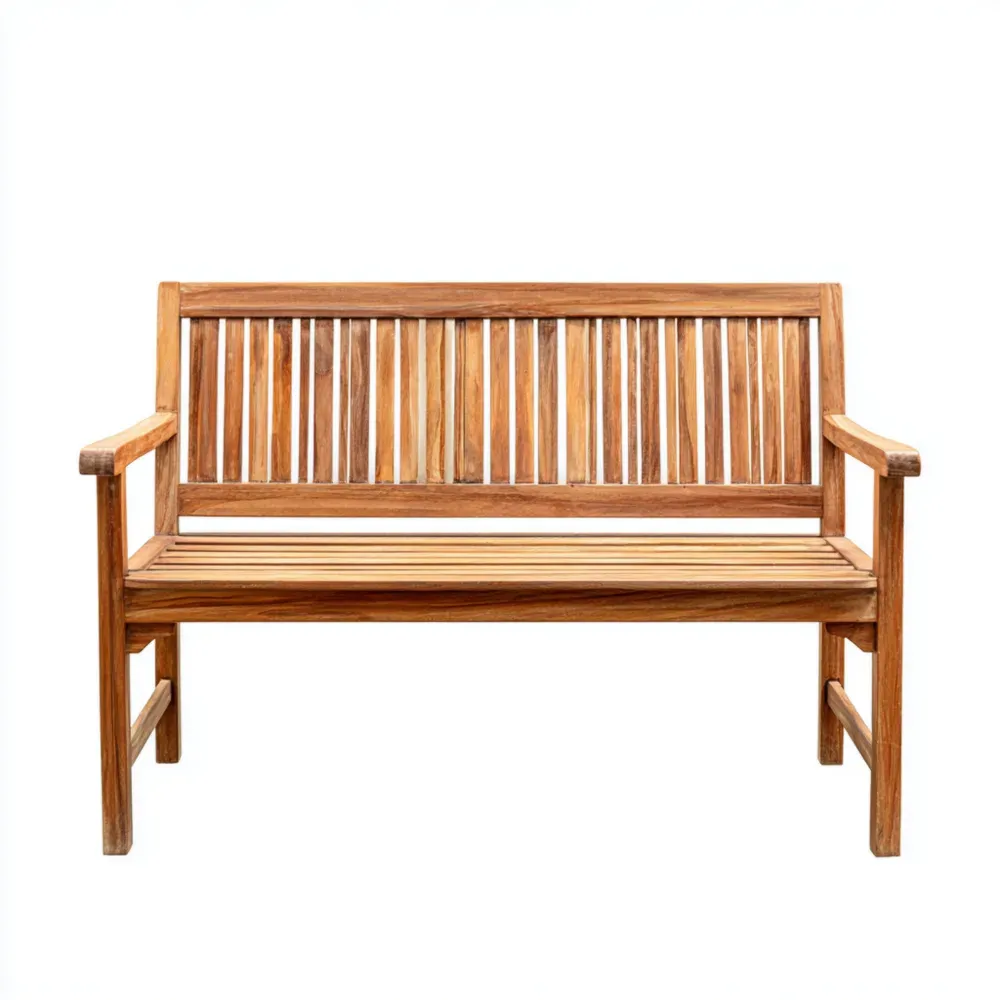 Teakholz Gartenbank 120x60x90 cm Braun