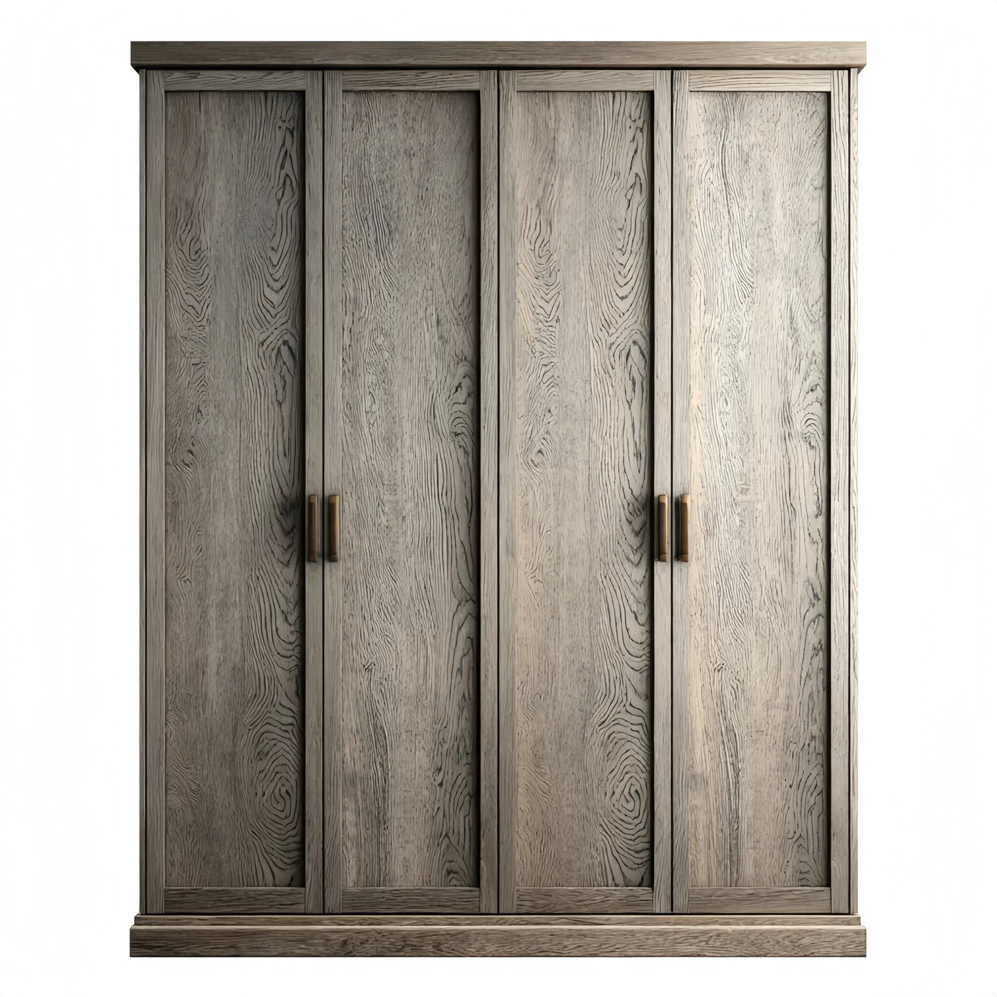 Kleiderschrank aus Eichenholz mit Schiebetüren 200x60x220 cm