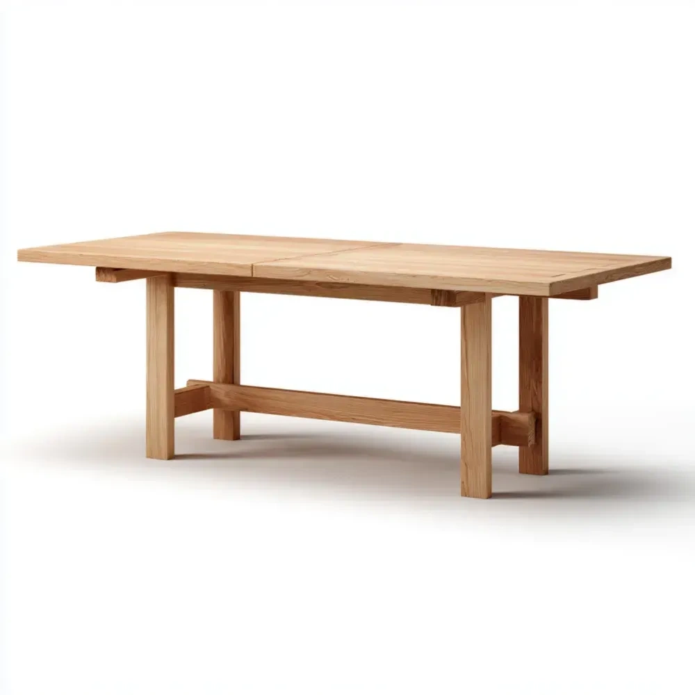 Holztisch Eiche Massiv 200x90x75 cm - Natur