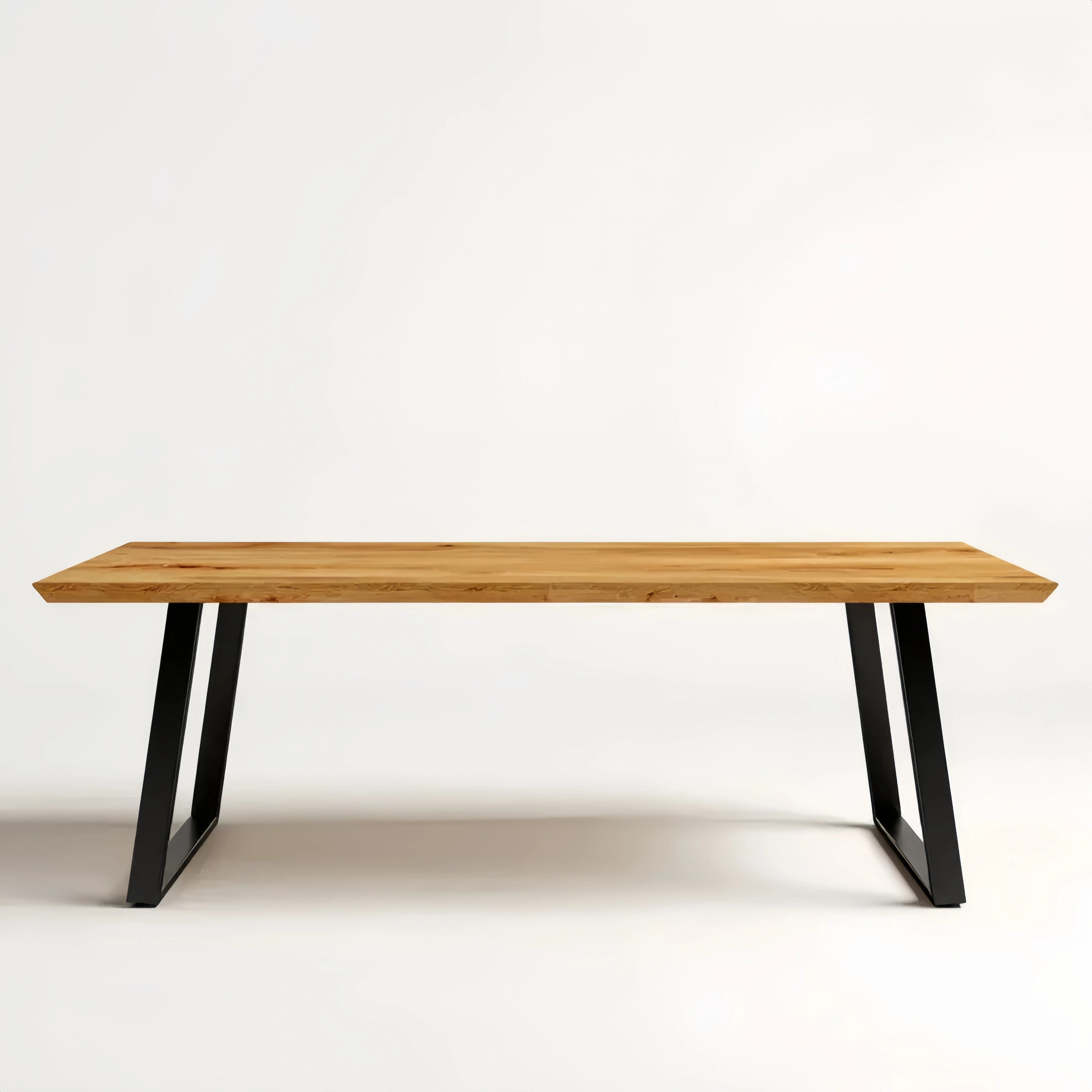 Esstisch Eiche mit Stahlbeinen 200x90x75 cm