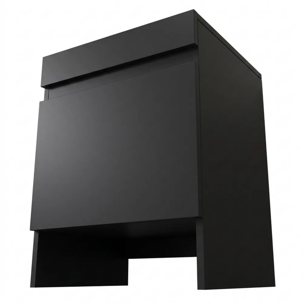 Holzschrank für Staubsauger mit ausziehbarer Wasserwechsel-Oberfläche