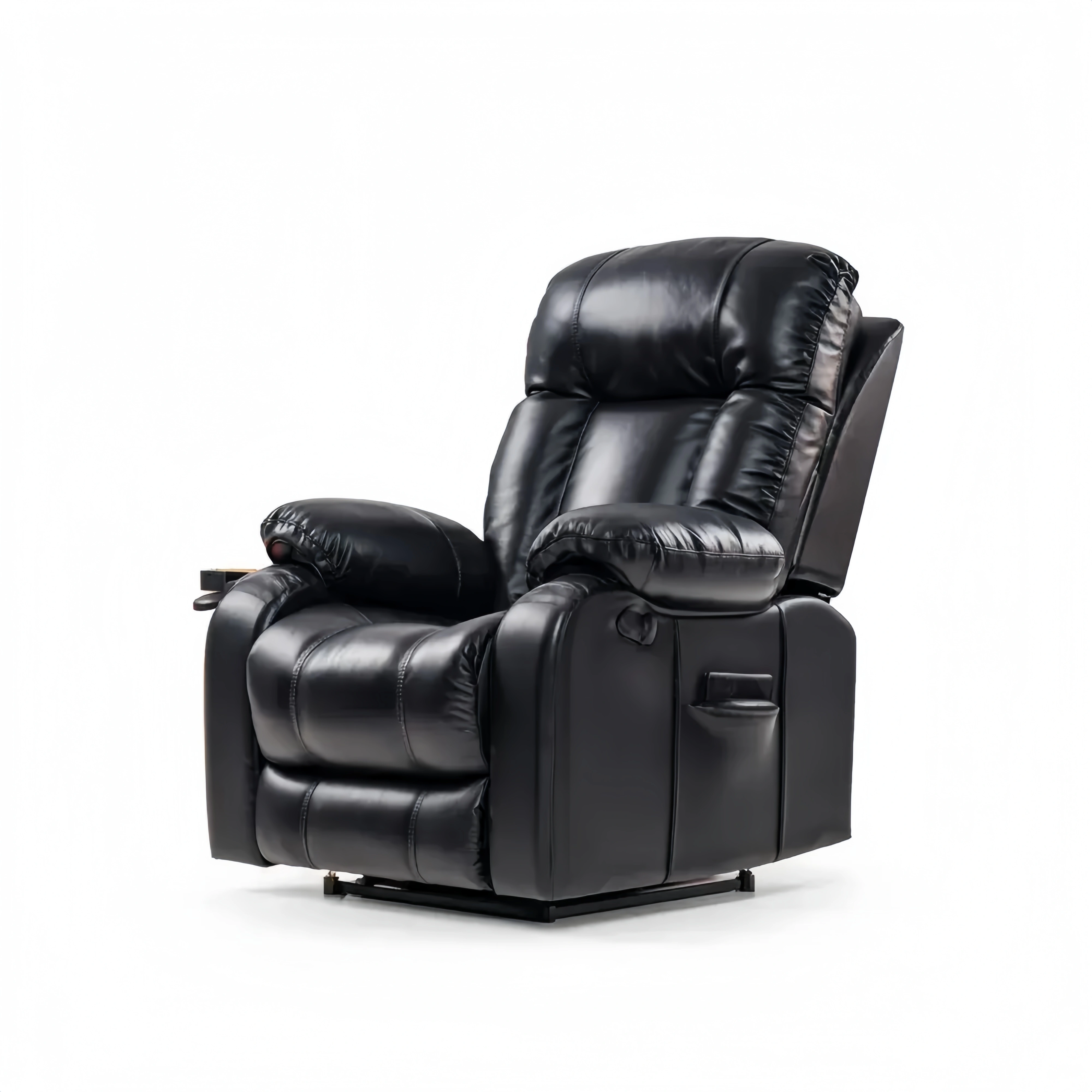 Relaxsessel Kunstleder Schwarz 85x90x100 cm