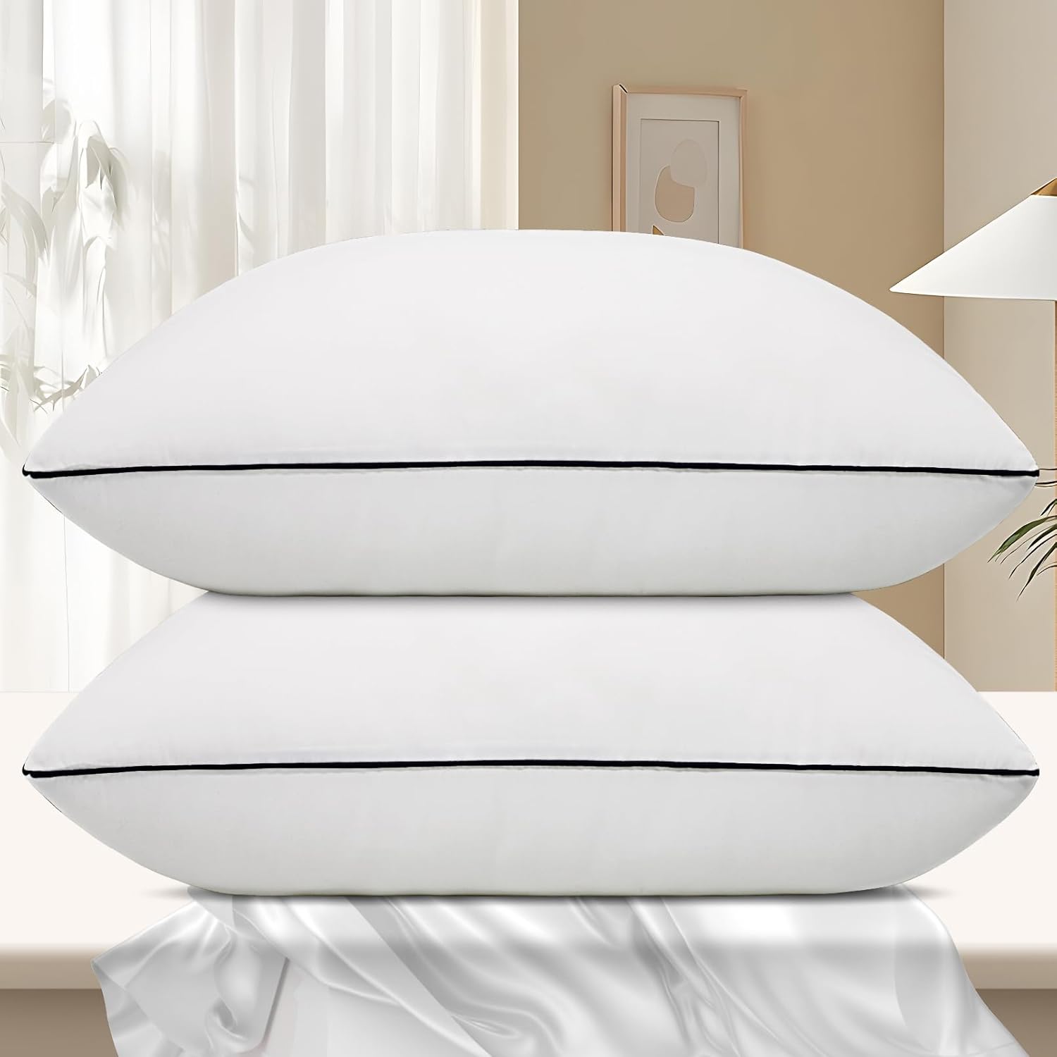 Pillows for Sleeping 2 Pack Standard Size 