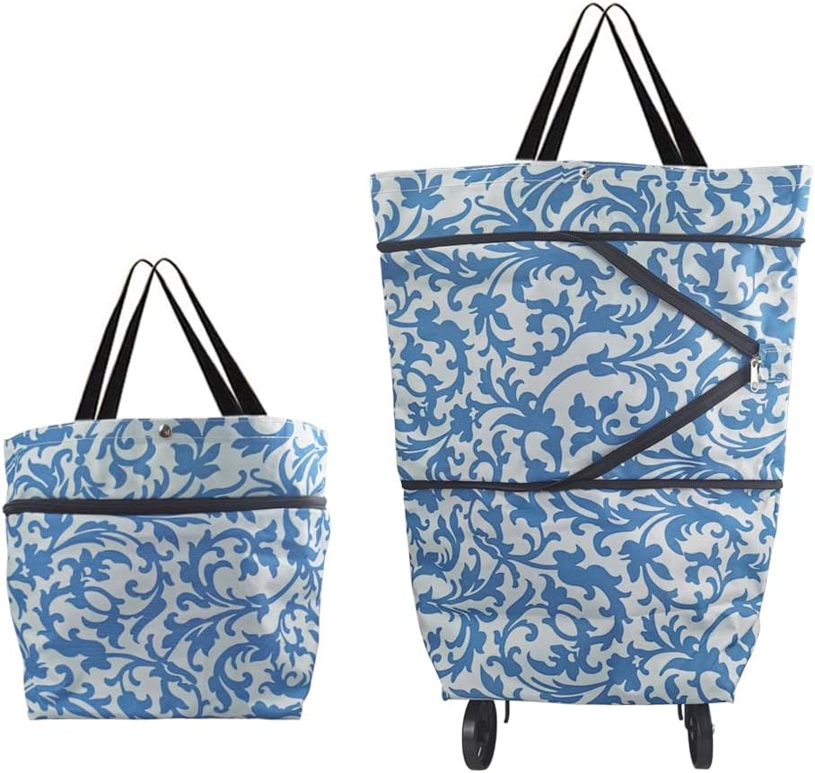 Folding Shopping Cart with Wheels